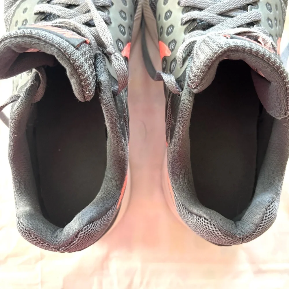 Nike Downshifter 7 Cool Gray Pink Lava Running Sneakers SZ 8 Worn 2X